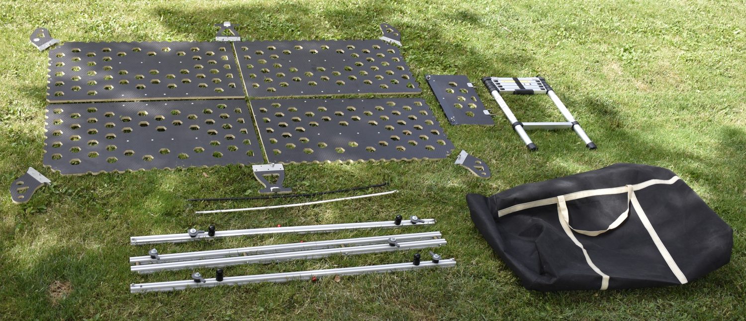 Alles, was im Plat4tent-Set enthalten ist